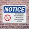 Signmission No Smoking Violation Disciplinary Action OSHA Notice Sign, Plastic, 14in W x 10in L, 2PK OS-2PACK-NS-P-1014-L-16190 - alternate 5